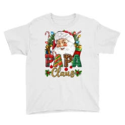 Papa Claus Christmas Youth Tee -Noel Outfits Store pd.2526141057.37.25057805.s3.1 front white ffffff none x4y0 121 800x800 1