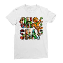 Oh Snap Christmas Ladies Fitted T-Shirt -Noel Outfits Store pd.2526141769.36.25057803.s3.1 front white ffffff none x0y0 154 800x800 1