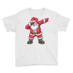 Dabbing Santa Claus Christmas Kids Boys Girls Dab Youth Tee -Noel Outfits Store pd.2526159899.37.25063645.s3.1 front white ffffff none x0y0 129 800x800 1