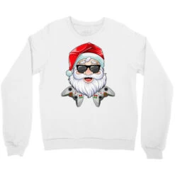 Christmas Santa Claus Video Game Controllers Xmas Crewneck Sweatshirt -Noel Outfits Store pd.2526174124.32.25065795.s3.1 front white ffffff none x0y0 124 800x800 1