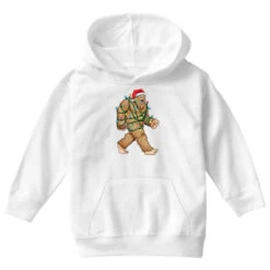 Bigfoot Santa Christmas Tree Lights Xmas Sasquatch Youth Hoodie -Noel Outfits Store pd.2526186681.53.25069008.s3.1 front white ffffff none x24y0 65 800x800 1