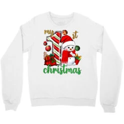 My 1st. Christmas With Cute Snowman Crewneck Sweatshirt -Noel Outfits Store pd.2526246537.32.25057795.s3.1 front white ffffff none x0y0 124 800x800 1
