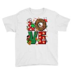 Love Nurse Christmas Youth Tee -Noel Outfits Store pd.2526254951.37.25057777.s3.1 front white ffffff none x5.5y0 118 800x800 1
