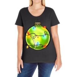 Christmas Tennis Ladies Curvy T-Shirt
