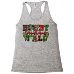 Howdy Christmas Y'all Racerback Tank -Noel Outfits Store pd.2526276641.45.25057756.s3.1 front grey ffffff none x0y0 144 800x800 1