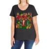 Christmas Mini Elf Ladies Curvy T-Shirt -Noel Outfits Store pd.2526289220.116.25057695.s3.1 front black ffffff none x0y0 133 800x800 1