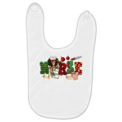 Christmas Nurse Baby Bibs