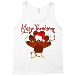 Thanksgiving Christmas Happy Thanksmas Tank Top -Noel Outfits Store pd.2526293884.30.25086396.s3.1 front white ffffff none x0y0 180 800x800 1