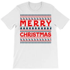 Happy Merry Christmas Pattern T-Shirt -Noel Outfits Store pd.2526294614.24.25086402.s3.1 front white ffffff none x0y0 180 800x800 1