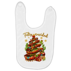 Christmas Feliz Navidad Baby Bibs