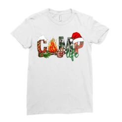 Christmas Camp Ladies Fitted T-Shirt -Noel Outfits Store pd.2526310525.36.25057673.s3.1 front white ffffff none x0y0 154 800x800 1