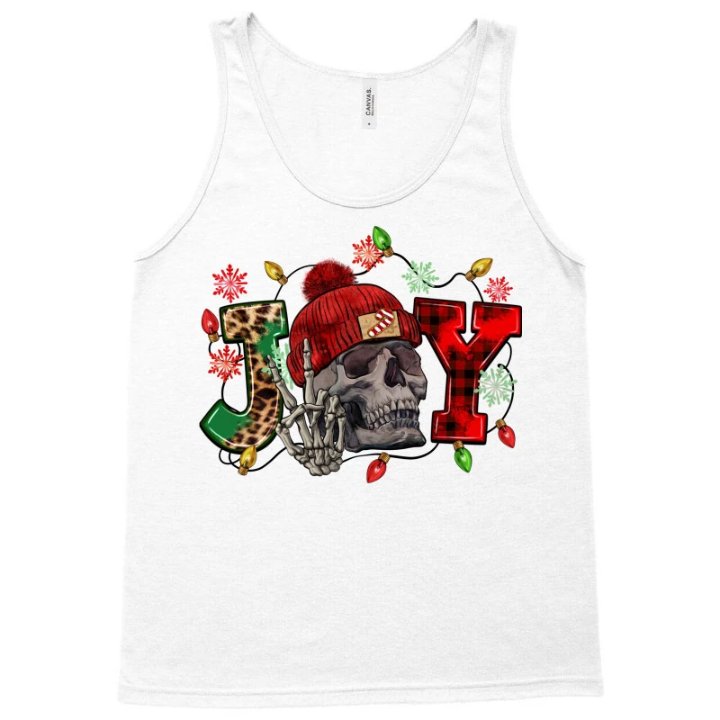 Christmas Joy Skeleton Tank Top 5 Christmas Joy Skeleton Tank Top - Image 3
