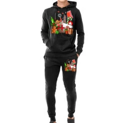 Nurse And Christmas Hoodie & Jogger Set