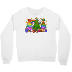 Pride Christmas Tree Crewneck Sweatshirt -Noel Outfits Store pd.2526353243.32.25087116.s3.1 front white ffffff none x0y0 124 800x800 1