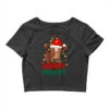 Merry And Bright Cow With Christmas Lights Crop Top -Noel Outfits Store pd.2526365476.87.25087702.s3.1 front black ffffff none x25y0 96 800x800 1