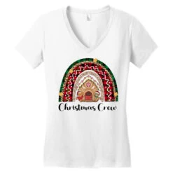 Christmas Crew Sublimation Women's V-Neck T-Shirt -Noel Outfits Store pd.2526387666.72.25088404.s3.1 front white ffffff none x0y0 138 800x800 1