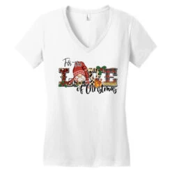 For The Love Of Christmas Sublimation Women's V-Neck T-Shirt -Noel Outfits Store pd.2526389315.72.25088418.s3.1 front white ffffff none x0y0 138 800x800 1