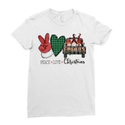 Peace Love Christmas Sublimation Ladies Fitted T-Shirt -Noel Outfits Store pd.2526389936.36.25088423.s3.1 front white ffffff none x0y0 154 800x800 1