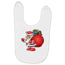 Santa Claus Christmas Gifts Bag Baby Bibs
