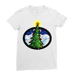 Christmas Tree Ladies Fitted T-Shirt -Noel Outfits Store pd.2526394428.36.25089251.s3.1 front white ffffff none x0y0 154 800x800 1
