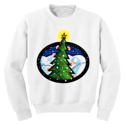 Christmas Tree Youth Sweatshirt -Noel Outfits Store pd.2526394456.52.25089251.s3.1 front white ffffff none x0y0 169 800x800 1