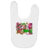 Pink Christmas Elf Baby Bibs