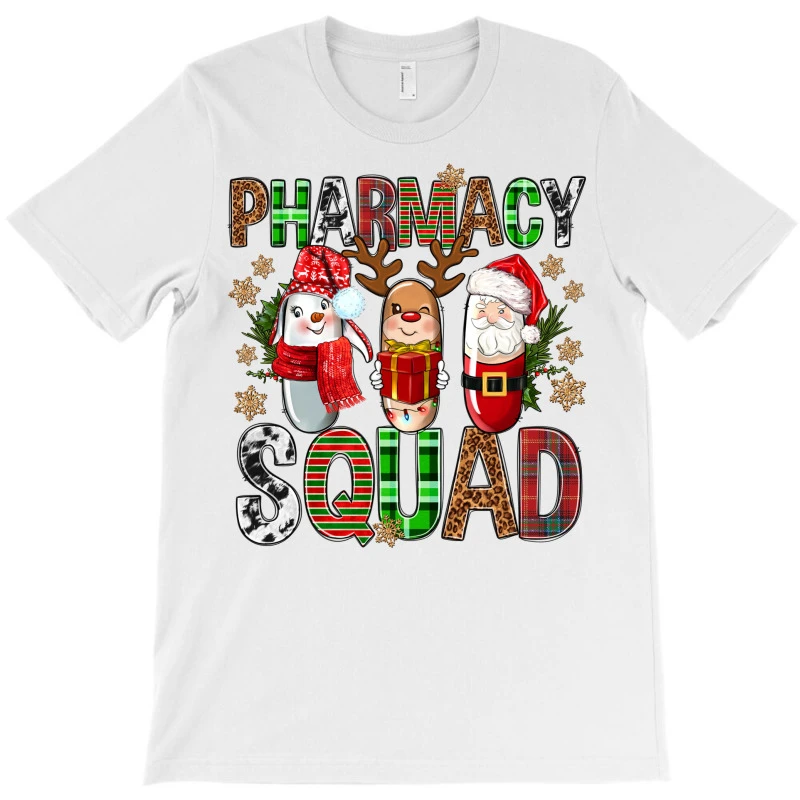 Pharmacy Squad Christmas T-Shirt 5 Pharmacy Squad Christmas T-Shirt - Image 3