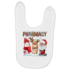 Pharmacy Crew Christmas Baby Bibs