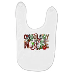 Oncology Nurse Christmas Baby Bibs