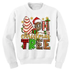 Oh Christmas Tree Youth Sweatshirt -Noel Outfits Store pd.2526429812.52.25087046.s3.1 front white ffffff none x0y0 169 800x800 1