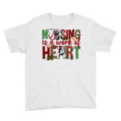 Nursing Is A Work Of Heart Christmas Youth Tee -Noel Outfits Store pd.2526431988.37.25087033.s3.1 front white ffffff none x0y0 129 800x800 1
