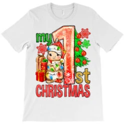 My First Christmas Rabbit T-Shirt -Noel Outfits Store pd.2526433063.24.25087028.s3.1 front white ffffff none x0y0 180 800x800 1