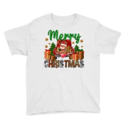 Merry Christmas With Truck Youth Tee -Noel Outfits Store pd.2526444406.37.25087006.s3.1 front white ffffff none x0y0 129 800x800 1