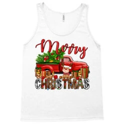 Merry Christmas Truck With Deer Tank Top -Noel Outfits Store pd.2526444630.30.25087005.s3.1 front white ffffff none x0y0 180 800x800 1