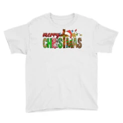 Merry Christmas Cross Youth Tee -Noel Outfits Store pd.2526448388.37.25086984.s3.1 front white ffffff none x0y0 129 800x800 1