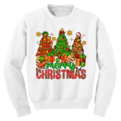 Merry Christmas And Christmas Trees Youth Sweatshirt -Noel Outfits Store pd.2526448911.52.25086982.s3.1 front white ffffff none x0y0 169 800x800 1