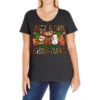 Just A Girl Who Loves Christmas Ladies Curvy T-Shirt -Noel Outfits Store pd.2526462618.116.25086884.s3.1 front black ffffff none x0y0 133 800x800 1