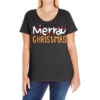 Merry Christmas,noel,new Year Ladies Curvy T-Shirt -Noel Outfits Store pd.2526472451.116.25091355.s3.1 front black ffffff none x0y0 133 800x800 1