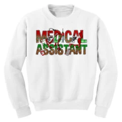 Medical Assistant Christmas Youth Sweatshirt 9 Medical Assistant Christmas Youth Sweatshirt -Noel Outfits Store pd.2526522202.52.25091854.s3.1 front white ffffff none x0y0 169 800x800 1
