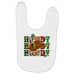 Howdy Howdy Howdy Christmas Baby Bibs