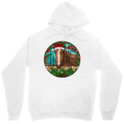 Brown Horse Christmas Unisex Hoodie -Noel Outfits Store pd.2526672350.31.25095055.s3.1 front white ffffff none x0y0 118 800x800 1