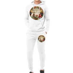 Charolais Heifer Christmas Hoodie & Jogger Set