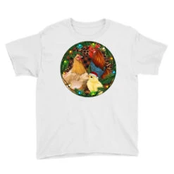 Christmas Chick Family Youth Tee -Noel Outfits Store pd.2526673920.37.25095079.s3.1 front white ffffff none x0y0 129 800x800 1