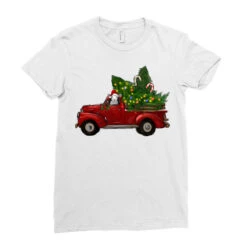 Christmas Farm Truck With Baby Sheep Ladies Fitted T-Shirt -Noel Outfits Store pd.2526675055.36.25095097.s3.1 front white ffffff none x0y0 154 800x800 1