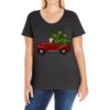 Christmas Farm Truck With Baby Sheep Ladies Curvy T-Shirt 1 Christmas Farm Truck With Baby Sheep Ladies Curvy T-Shirt -Noel Outfits Store pd.2526675107.116.25095097.s3.1 front black ffffff none x0y0 133 800x800 1