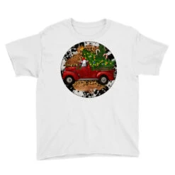 Farm Truck Christmas Youth Tee -Noel Outfits Store pd.2526675848.37.25095100.s3.1 front white ffffff none x0y0 129 800x800 1