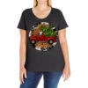 Farm Truck Christmas Ladies Curvy T-Shirt 1 Farm Truck Christmas Ladies Curvy T-Shirt -Noel Outfits Store pd.2526675879.116.25095100.s3.1 front black ffffff none x0y0 133 800x800 1