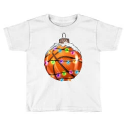 Christmas Basketball Toddler T-shirt