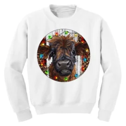 Western Christmas Calf Youth Sweatshirt 9 Western Christmas Calf Youth Sweatshirt -Noel Outfits Store pd.2526679765.52.25095151.s3.1 front white ffffff none x0y0 169 800x800 1