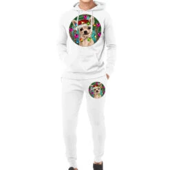 Christmas Chihuahua Hoodie & Jogger Set